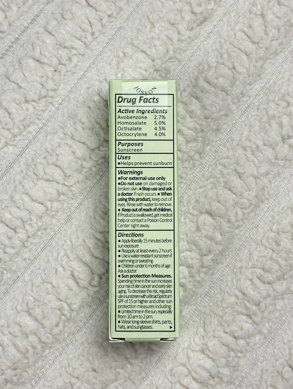 Beauty of Joseon Green Tea Sunscreen Moisturizer3